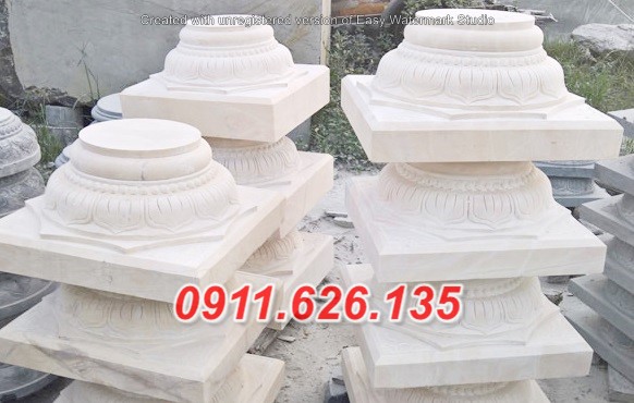Mẫu đá kê cột chân tảng, thiết kế theo ý yêu cầu