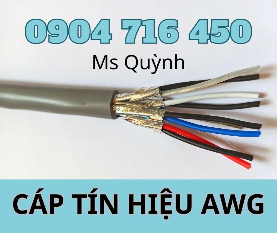 Cáp tín hiệu AWG 4 pair Hồ Chí Minh, Hà Nội, Đà Nẵng
