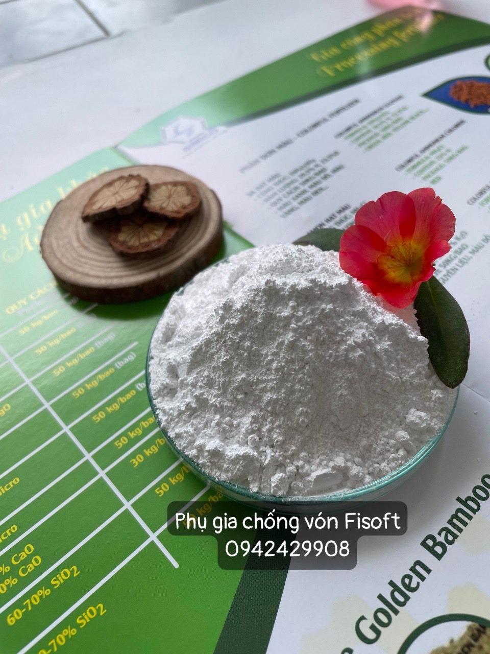 phụ gia chống vón fisoft dùng trong sản xuất phân bón
