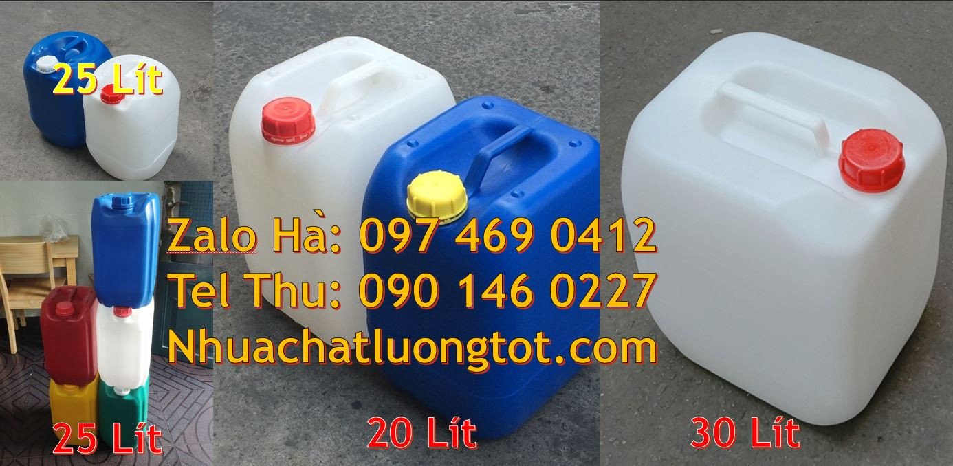 can nhựa 30l đựng hóa chất,can nhựa 20l đựng dầu ăn,can nhựa 25l đựng