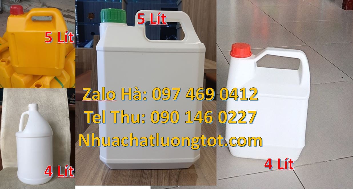 can nhựa 0.5l đựng mật mía, can nhựa 10l đựng hóa chất,can nhựa hdpe g