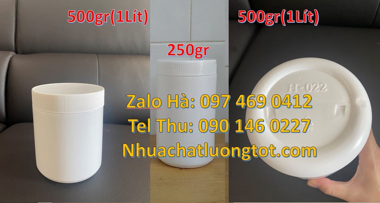 hũ nhựa đựng bánh kẹo, hũ nhựa tròn 100gr đựng thực phẩm,hũ nhựa hdpe