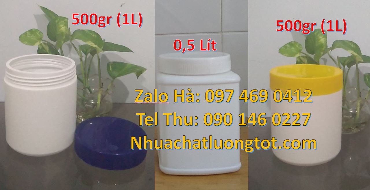 hũ nhựa đựng bánh kẹo, hũ nhựa tròn 100gr đựng thực phẩm,hũ nhựa hdpe