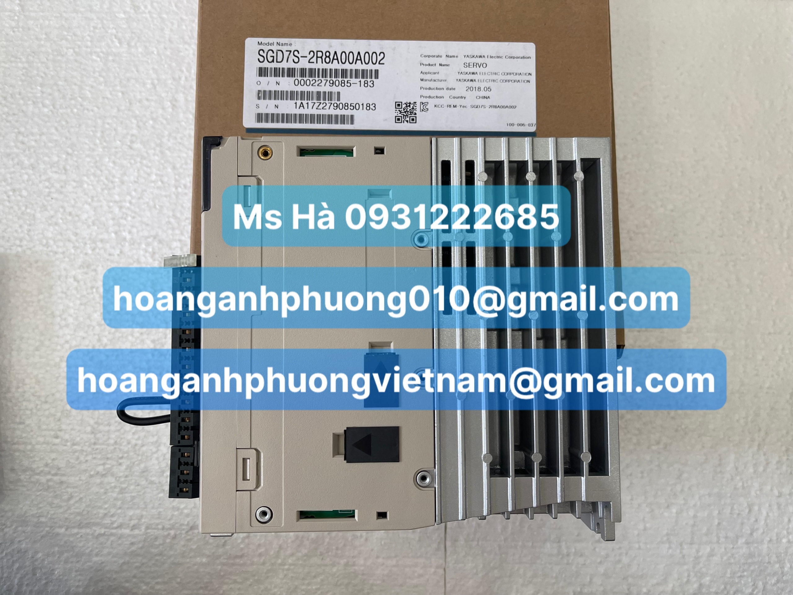 Bộ driver chính hãng 100% dòng yaskawa SGD7S-2R8A00A002