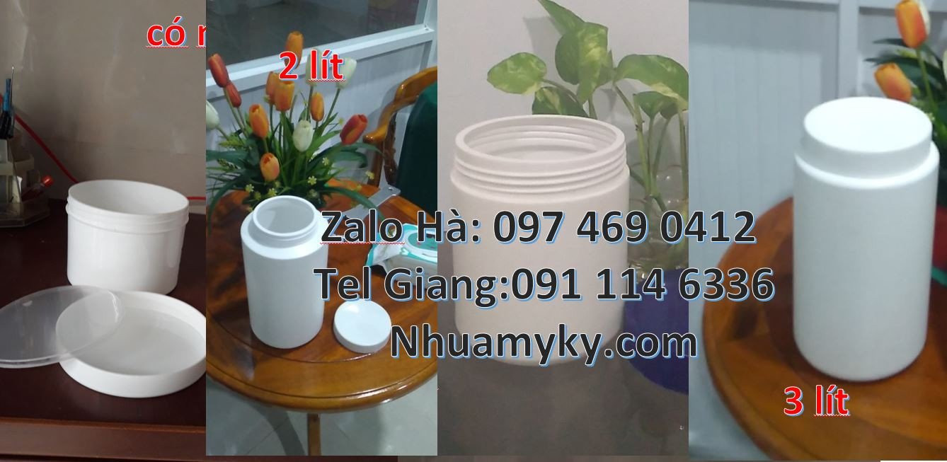 hũ nhựa 200g duy tân,hũ nhựa nắp vặn 500g đựng mỹ phẩm,hũ nhựa 100g hũ