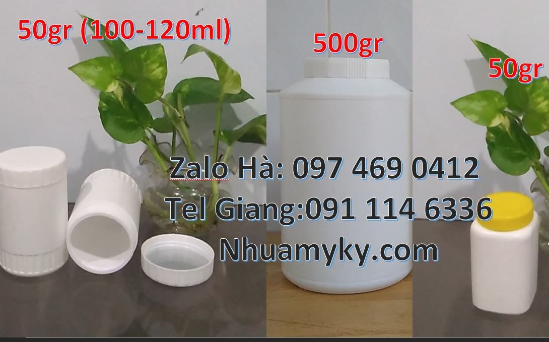 hũ nhựa 200g duy tân,hũ nhựa nắp vặn 500g đựng mỹ phẩm,hũ nhựa 100g hũ