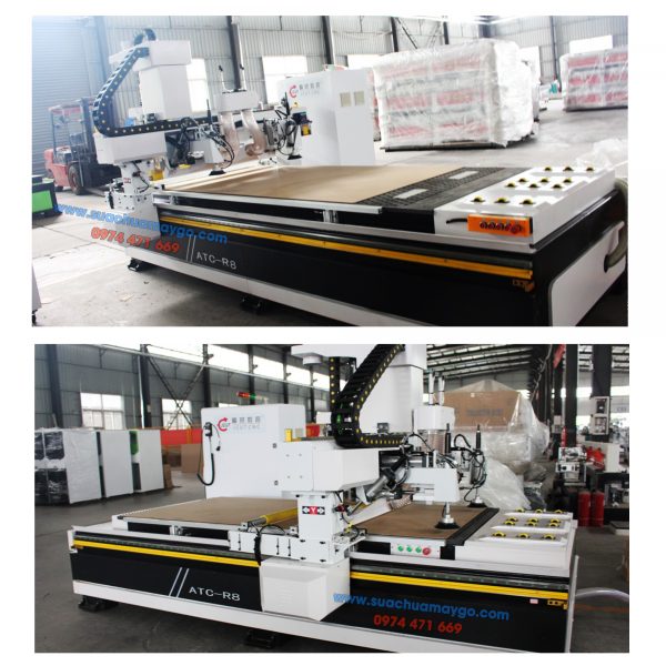 Đại Tứ Quý cung cấp máy cnc router 1 đầu thay dao tự động chất lưtphcm