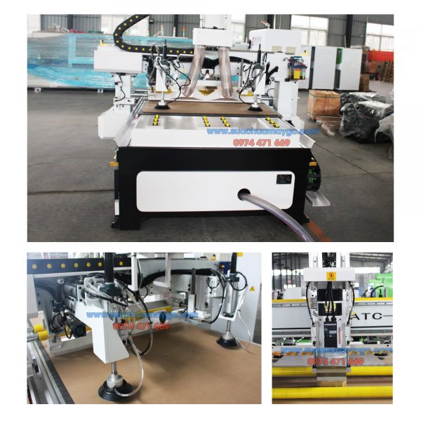 Đại Tứ Quý cung cấp máy cnc router 1 đầu thay dao tự động chất lưtphcm