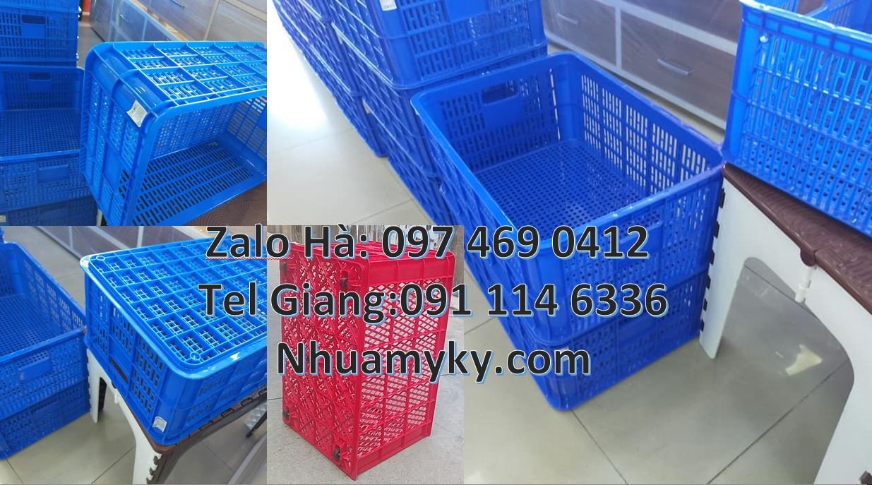 thùng nhựa đặc sóng nhựa bit sóng hở giá rẻ nhất hcm giỏ đựng trái cây