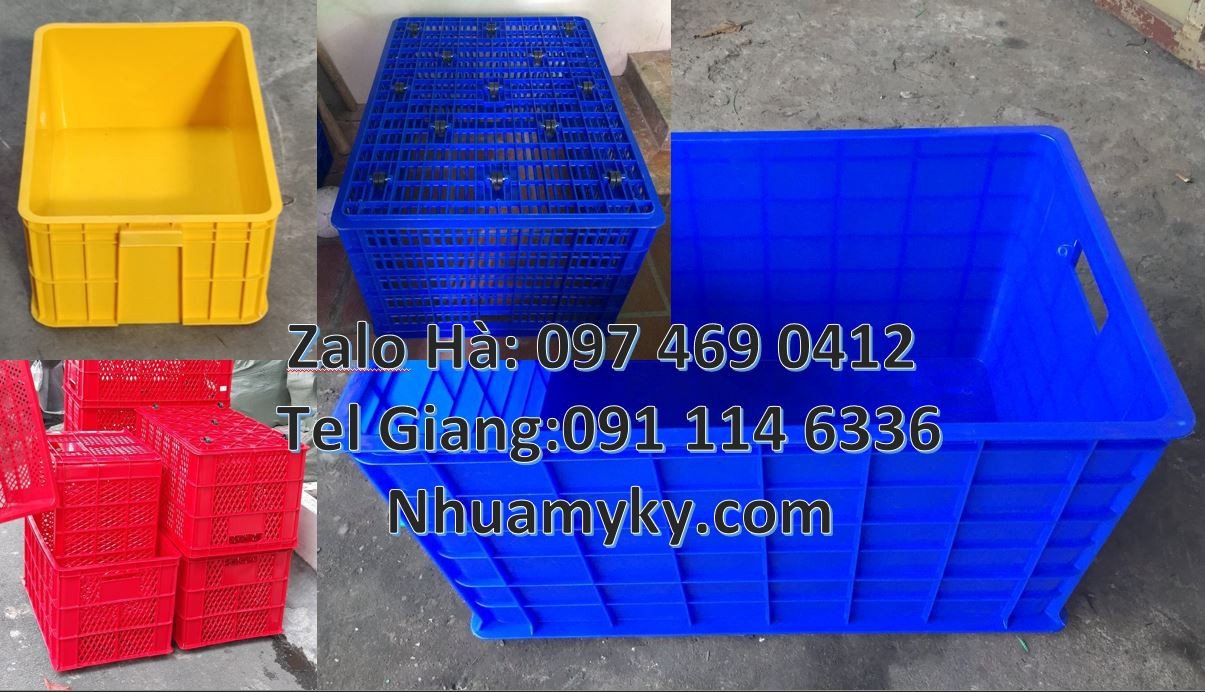 thùng nhựa đặc sóng nhựa bit sóng hở giá rẻ nhất hcm giỏ đựng trái cây