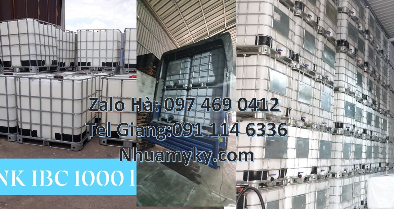 tank nhựa trắng 1 khối,bồn ibc 1000l đựng hóa chất giá rẻ,tank ibc đưn