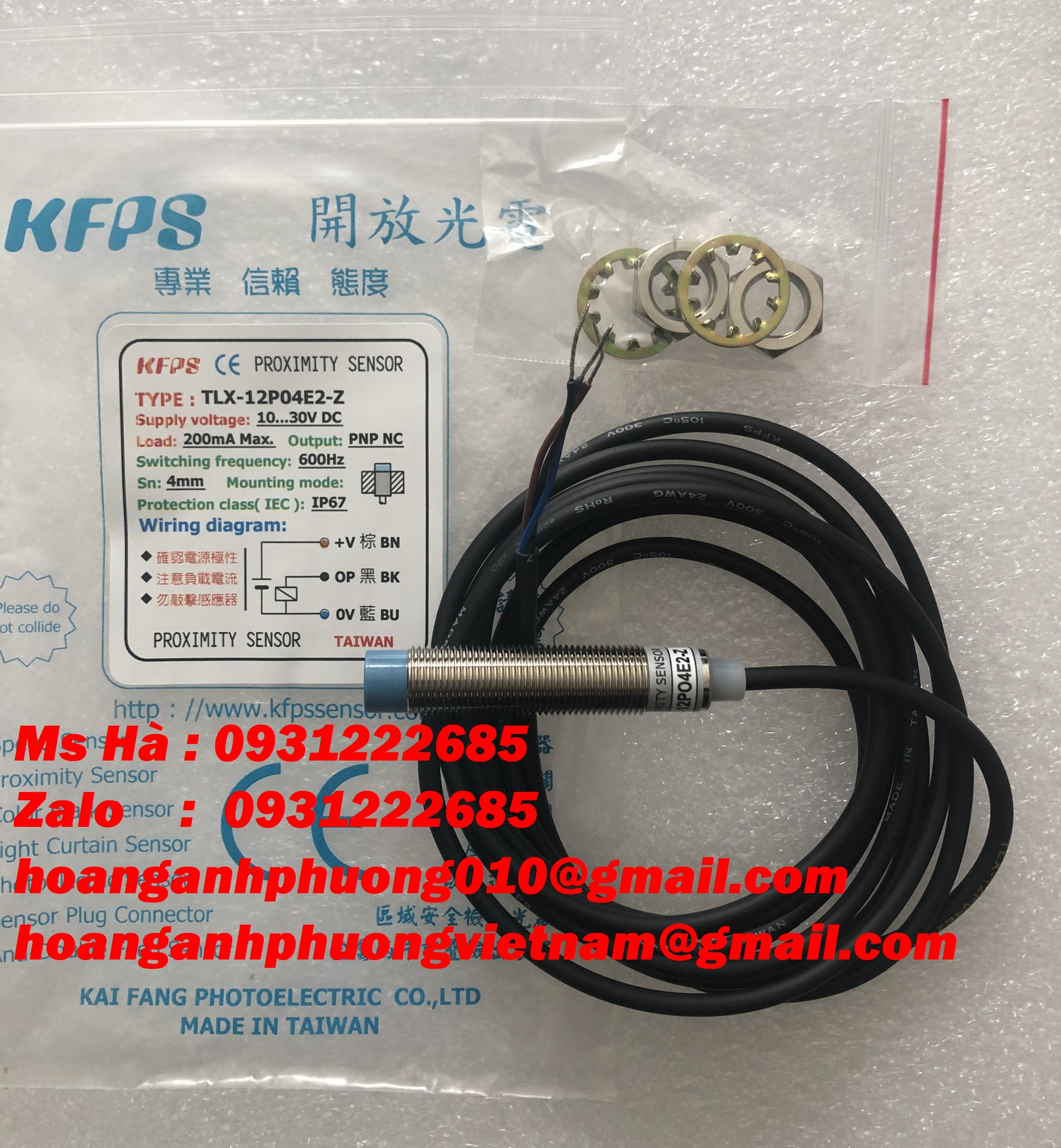 Cảm biến tiệm cận chính hãng KFPS ( TLX-12P04E2-Z)