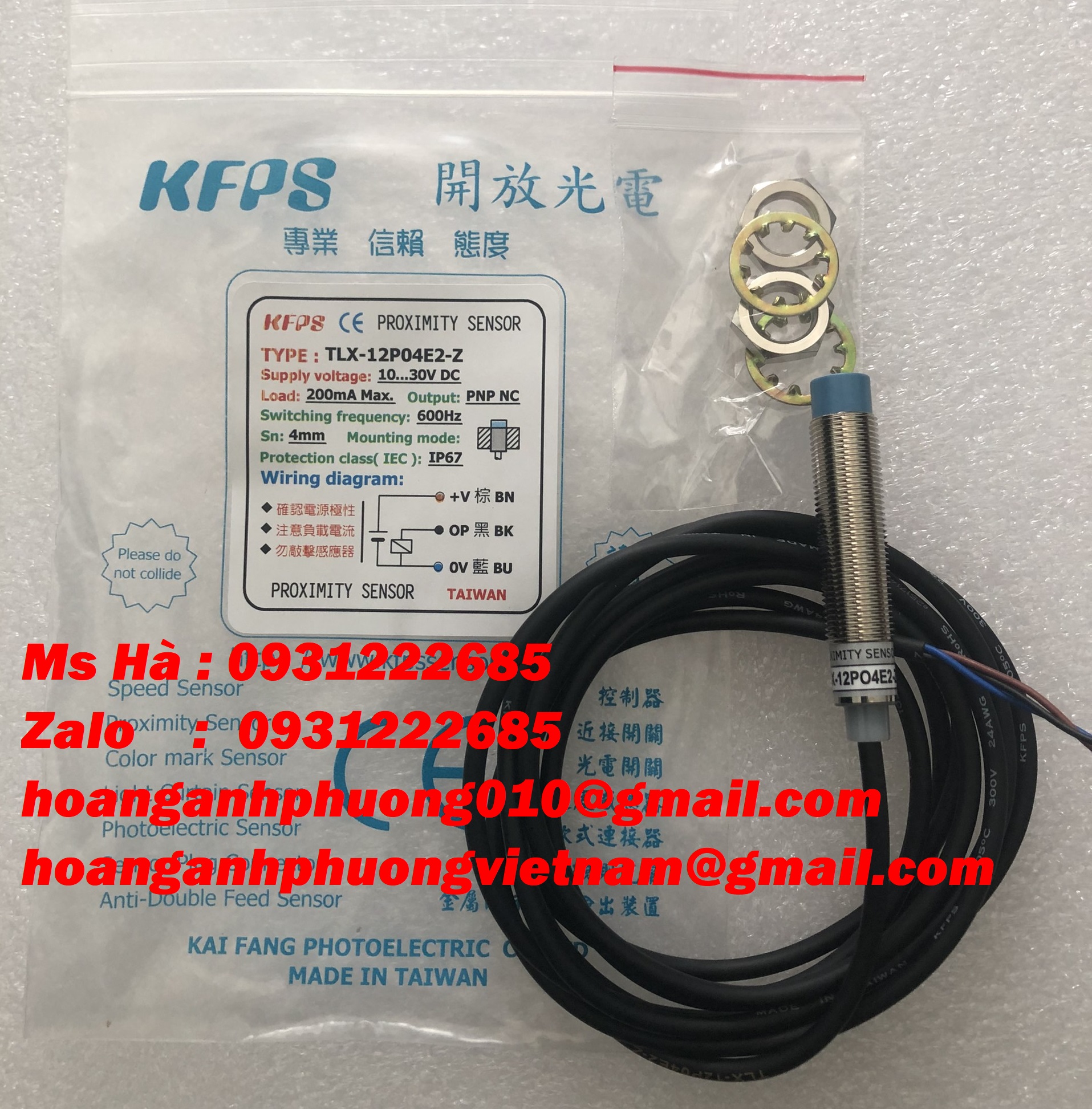 Cảm biến tiệm cận chính hãng KFPS ( TLX-12P04E2-Z)
