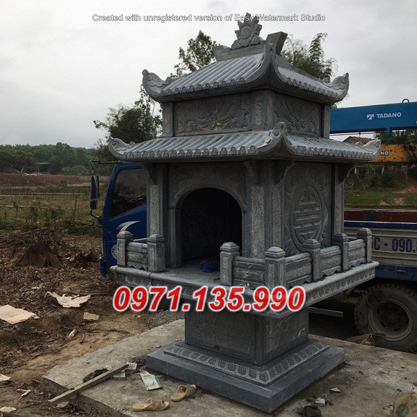 Mẫu miếu thờ đá đẹp bán tại TP Hồ Chí Minh - Cây Hương Bằng Đá Đẹp