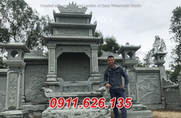 Mẫu lăng thờ cây hương miếu, mẫu mới nhất 2023