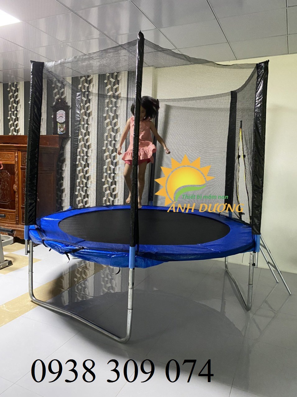 Sàn nhún nhảy nhập khẩu 2m44 3m66 dành cho bé