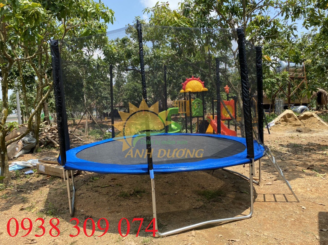 Sàn nhún nhảy nhập khẩu 2m44 3m66 dành cho bé