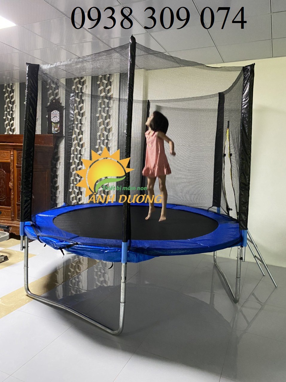 Sàn nhún nhảy nhập khẩu 2m44 3m66 dành cho bé