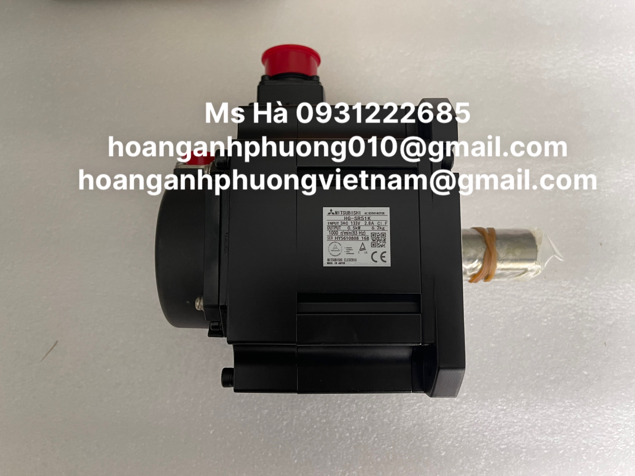 Motor 500W dòng mitsubishi HG-SR51K chính hãng 100%