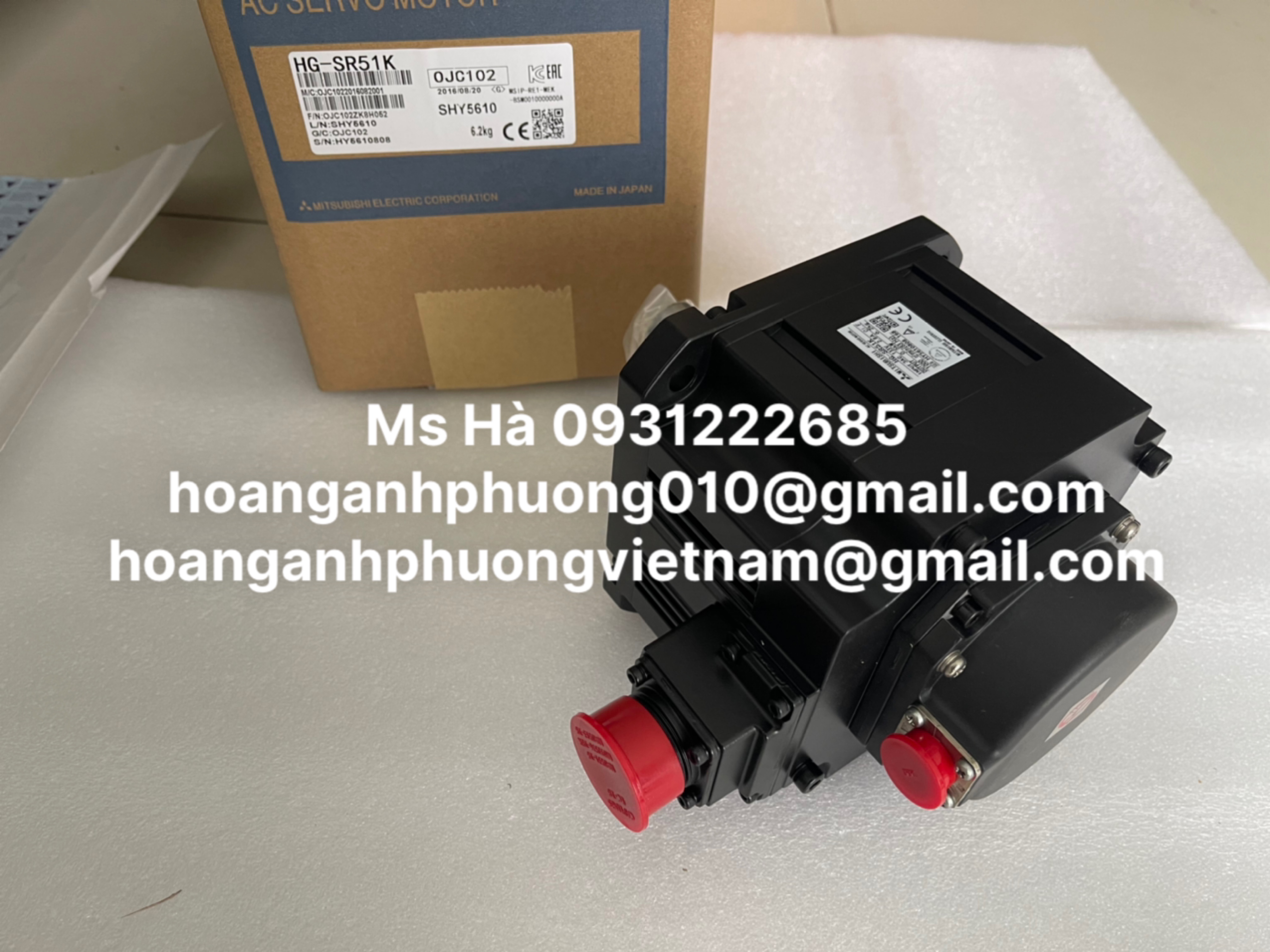 Motor 500W dòng mitsubishi HG-SR51K chính hãng 100%