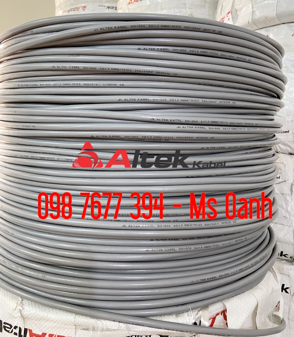 cáp điều khiển 3x1.0, cáp điều khiển 3x1.5