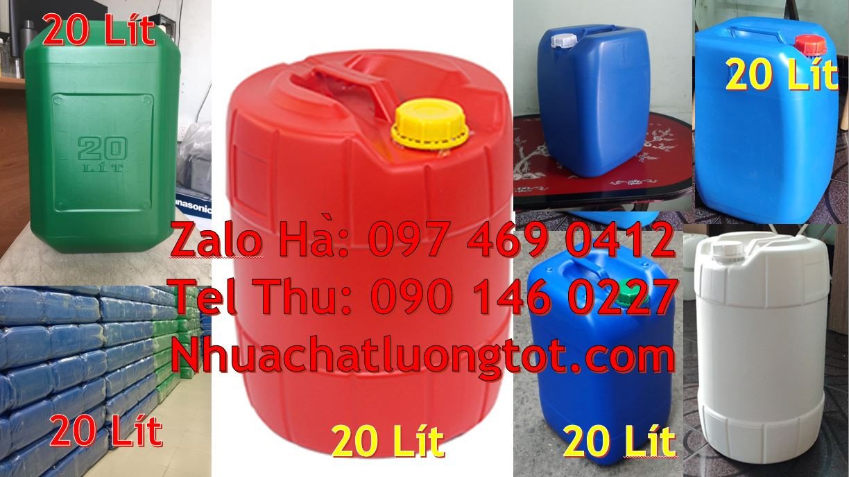 can 25l đựng phân bón,can vuông 20l đựng cao su, can 30l đựng hóa chất