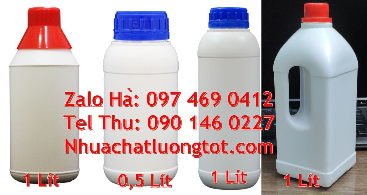 chai nhựa đục 100l nắp vặn trong,chai nhựa hdpe 500l,chai nhựa giá rẻ