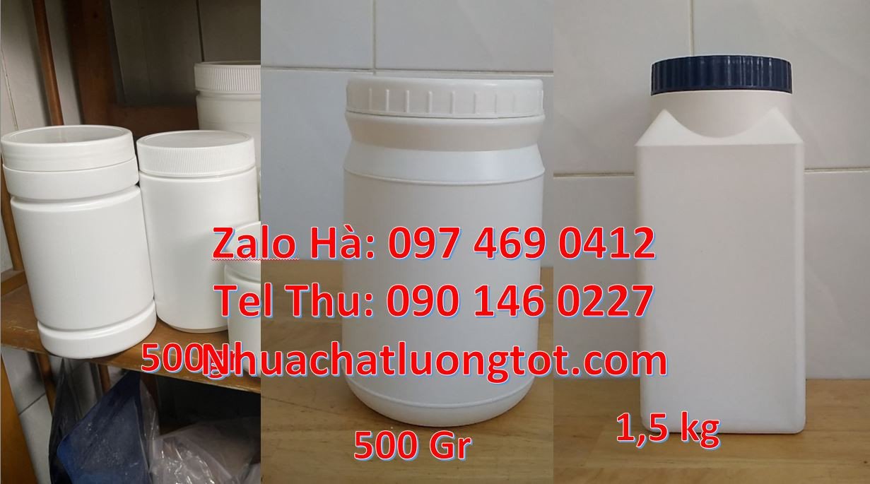 giá bán hũ 1kg,hũ nhựa 1.5kg nắp vặn đựng mực in,hũ nhựa 2kg hdpe giá