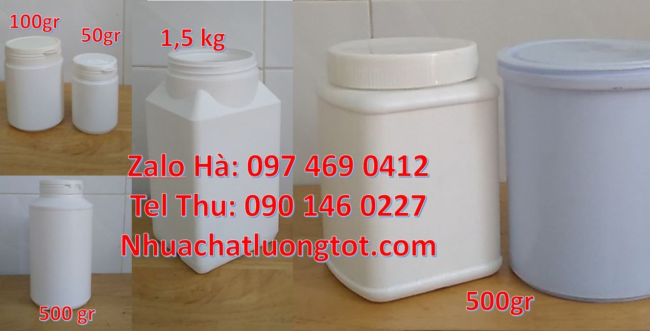 giá bán hũ 1kg,hũ nhựa 1.5kg nắp vặn đựng mực in,hũ nhựa 2kg hdpe giá