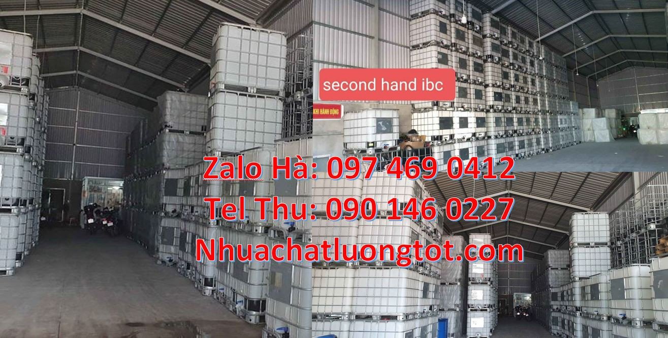 bồn ibc 1000l đựng hóa chất,thùng nhựa 1000l đựng nước,tank nhựa 1khoi