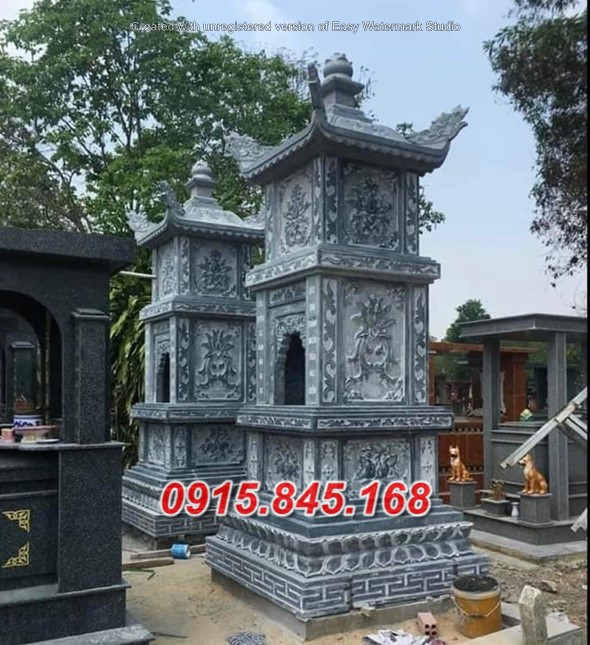 20374 Điện Biên mộ tháp bằng đá đẹp cao cấp bán