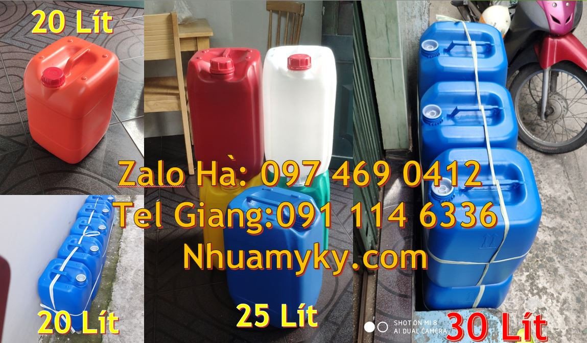 can 20l giá rẻ can nhựa hdpe 25l đựng nước mắm,can nhựa 30l giá tốt nh