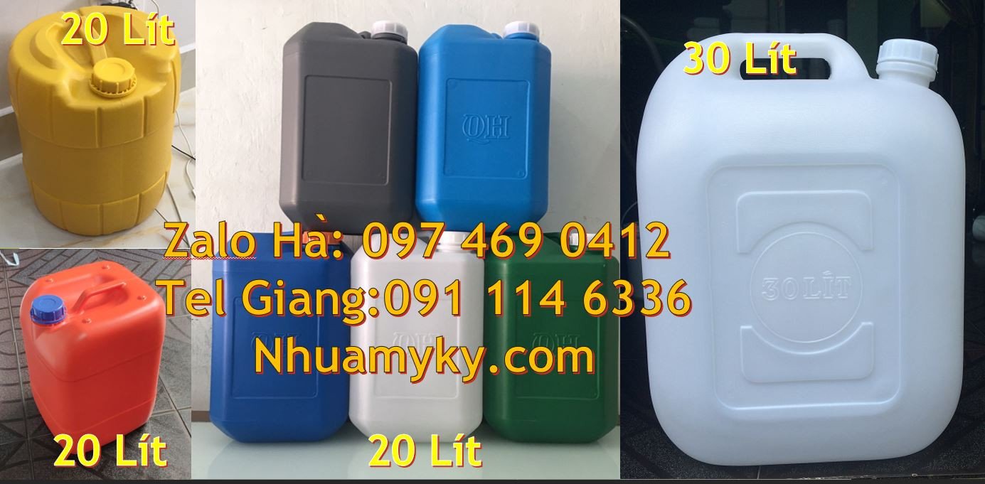 can 20l giá rẻ can nhựa hdpe 25l đựng nước mắm,can nhựa 30l giá tốt nh