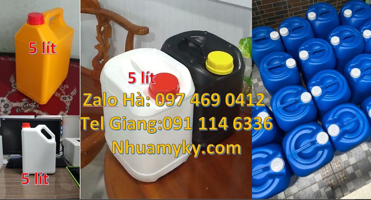 can 3l đựng nước lau dàn, can 5l đựng xăng, can 2l đựng hóa chất giá r