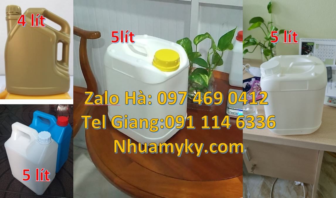 can 3l đựng nước lau dàn, can 5l đựng xăng, can 2l đựng hóa chất giá r