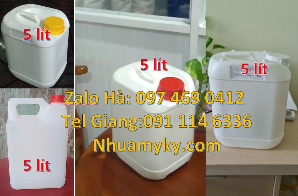can 3l đựng nước lau dàn, can 5l đựng xăng, can 2l đựng hóa chất giá r