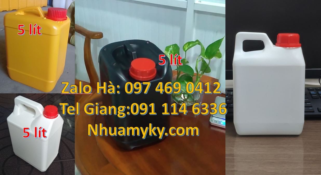 can 3l đựng nước lau dàn, can 5l đựng xăng, can 2l đựng hóa chất giá r