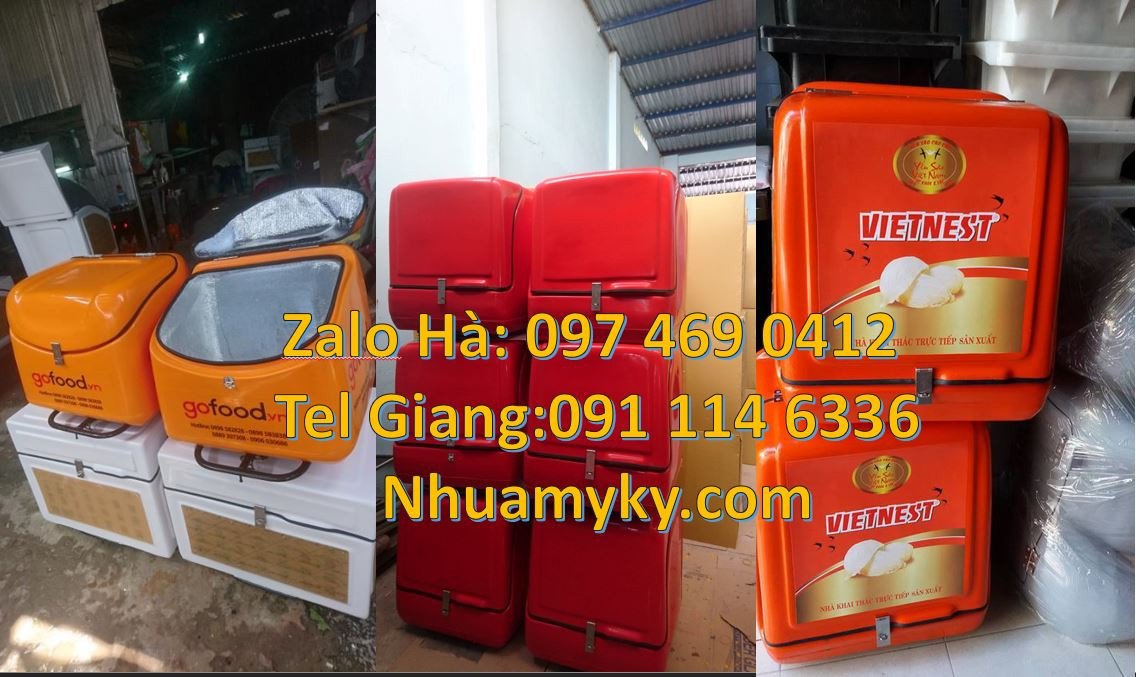 thùng ship hàng thùng chở đồ ăn, thùng giao hàng thương mại điện tử rẻ