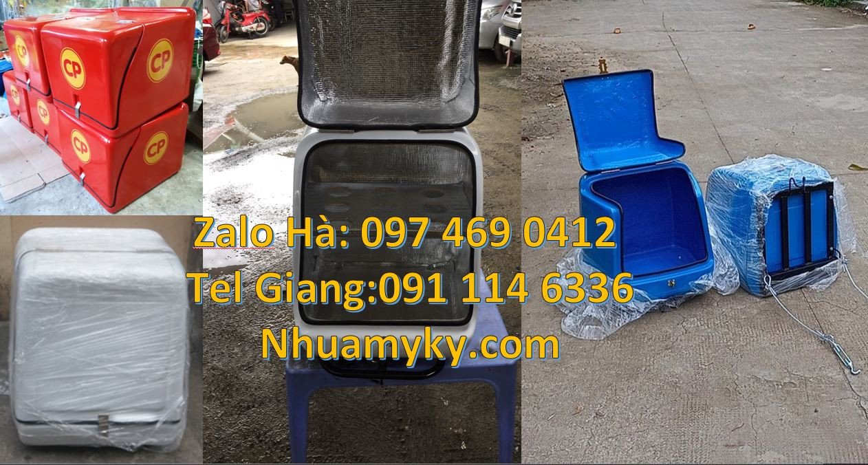 thùng ship hàng thùng chở đồ ăn, thùng giao hàng thương mại điện tử rẻ