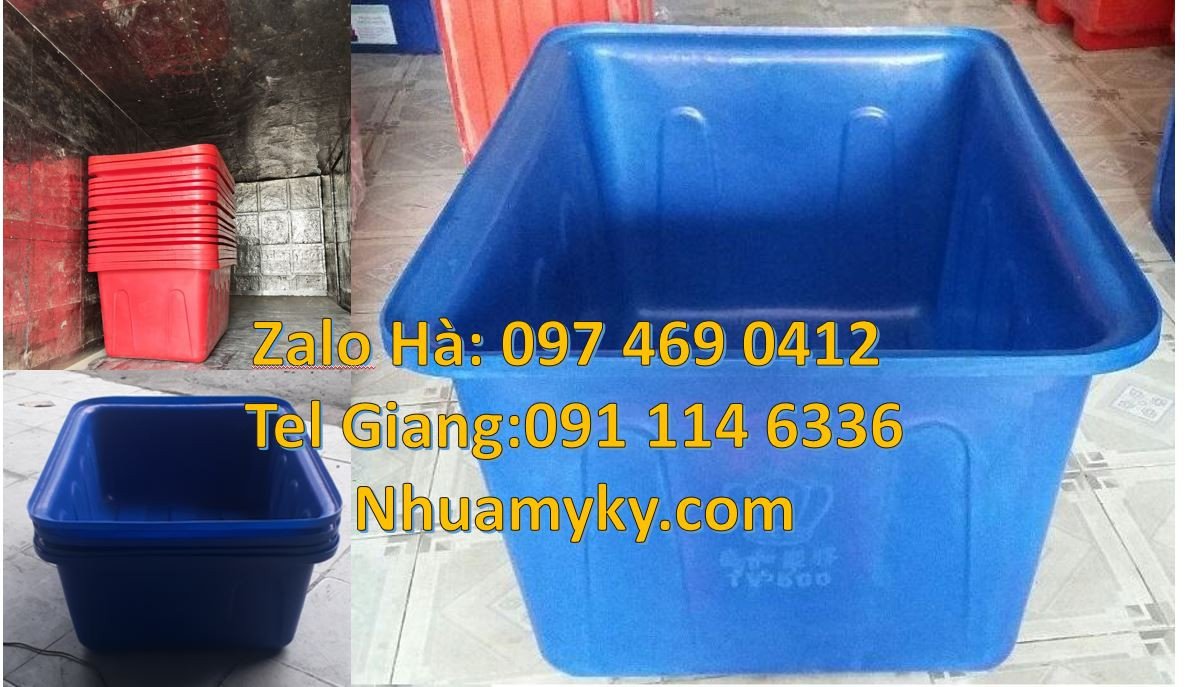 thùng nhựa vuông trồng rau, thùng nhựa tròn thủy sản,thùng nhựa nuôi c