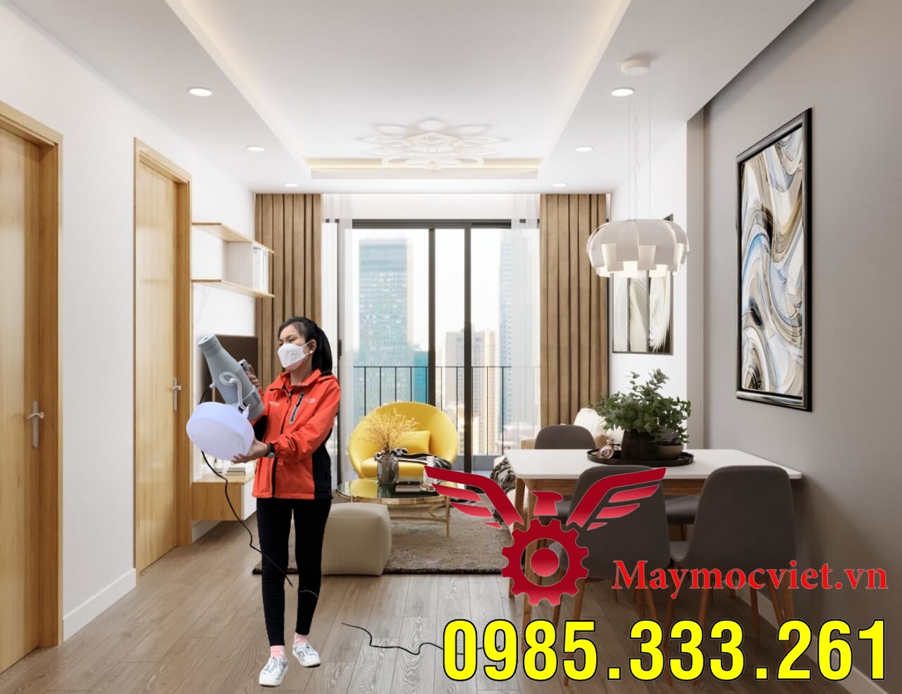 Máy phun thuốc diệt muỗi cho biệt thự nhà vườn ULV KAWASAKI KS50