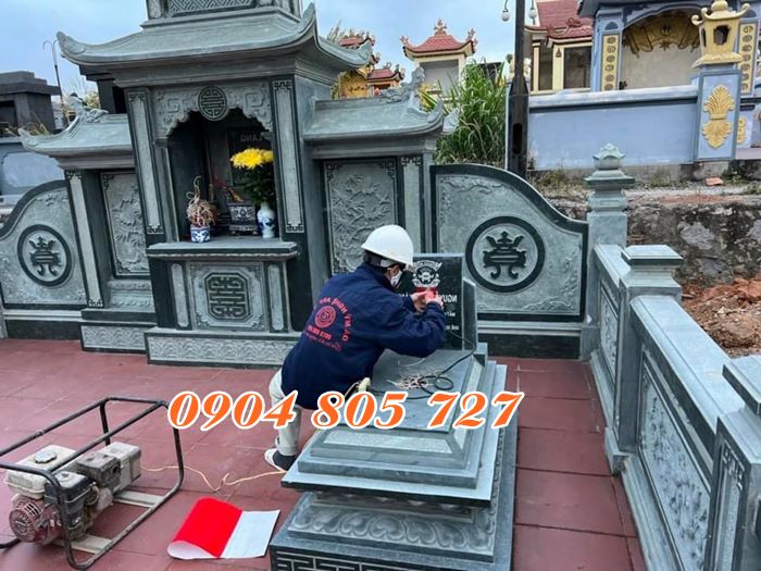 Mẫu lăng mộ đá đẹp Ninh Bình tại Cần Thơ