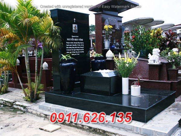 Mộ Đá Hoa Kim Cương Thiết Kế Theo Yêu Cầu