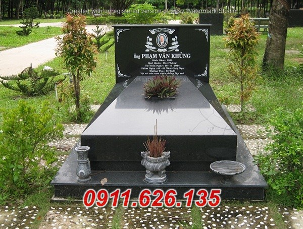 Mộ Đá Hoa Kim Cương Thiết Kế Theo Yêu Cầu