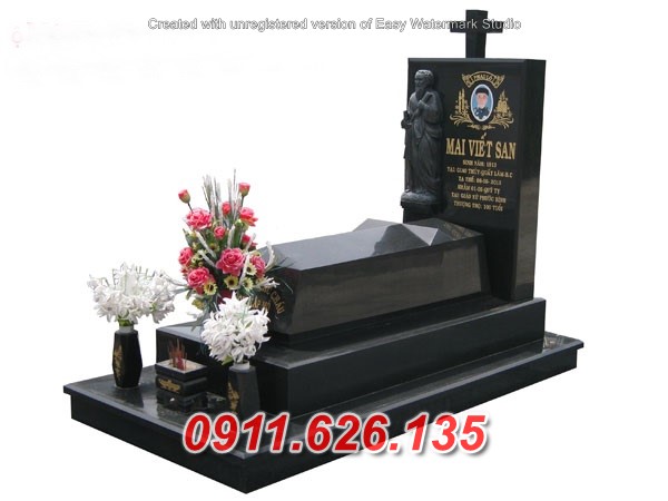 Mộ Đá Hoa Kim Cương Thiết Kế Theo Yêu Cầu