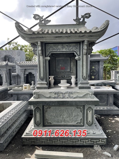 Mẫu Mộ Đá Một Mái Thiết, Kế Theo Yêu Cầu