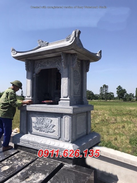 Mẫu Mộ Đá Một Mái Thiết, Kế Theo Yêu Cầu