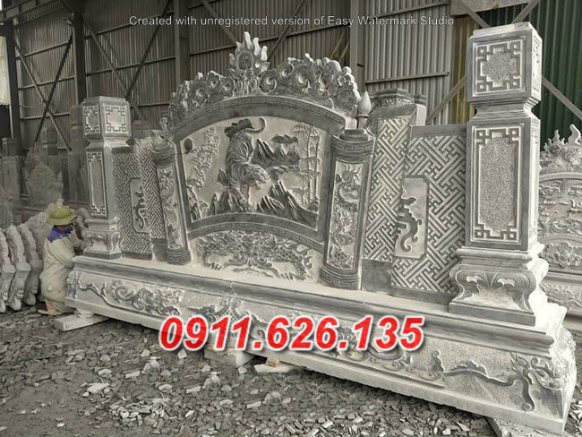 Mẫu Nhà Thờ Họ Từ Đường, Bức Bình Phong