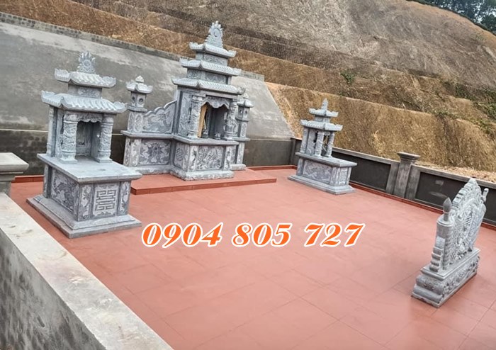 Lăng mộ đá để tro cốt tại Long An thiết kế đẹp