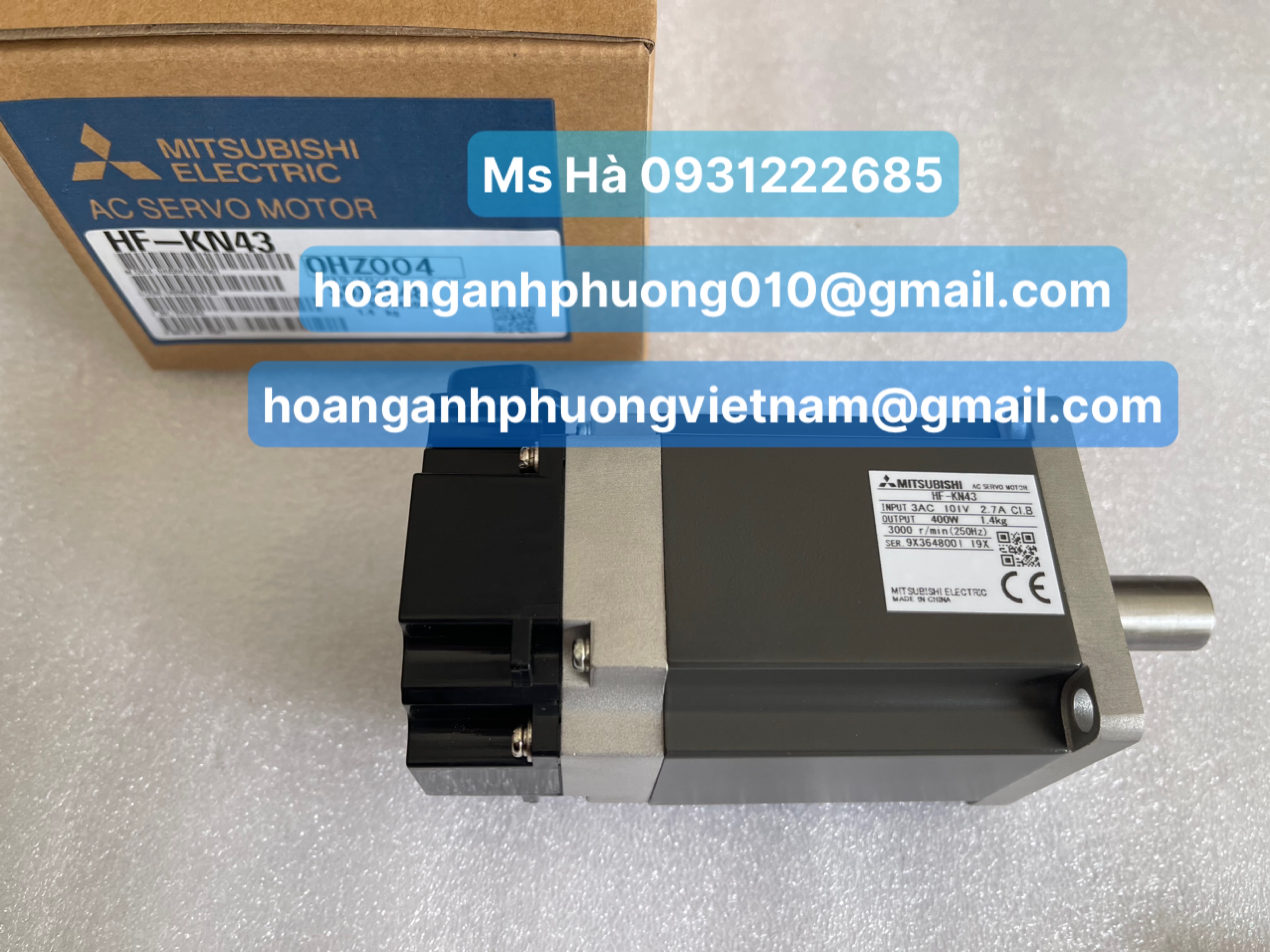 Servo HF-KN43, động cơ 400W, bảo hành 12 tháng